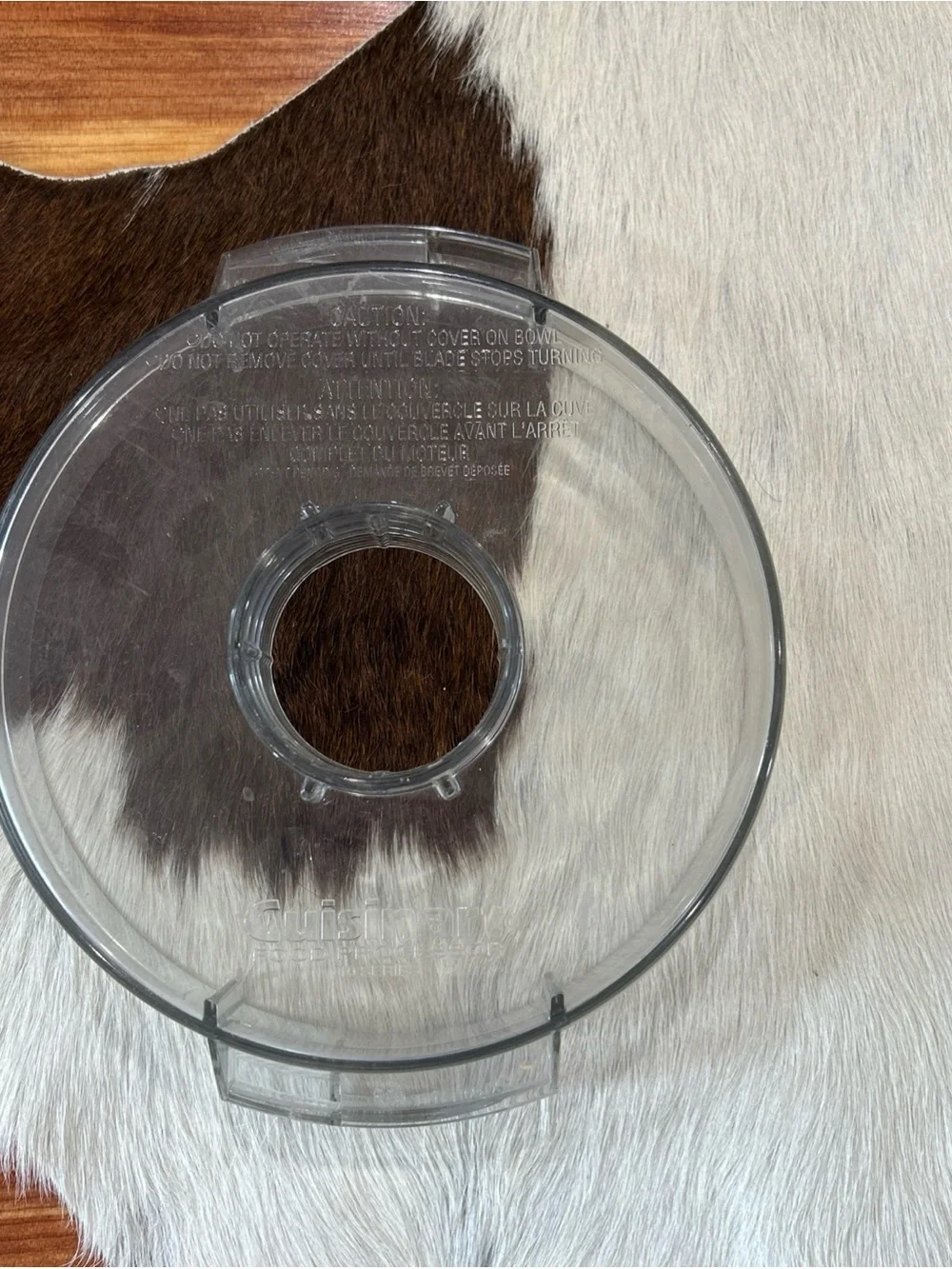 CUISINART Food Processor DLC-5/DLC-10 - BOWL LID with Center Cap - DLC-116GTX